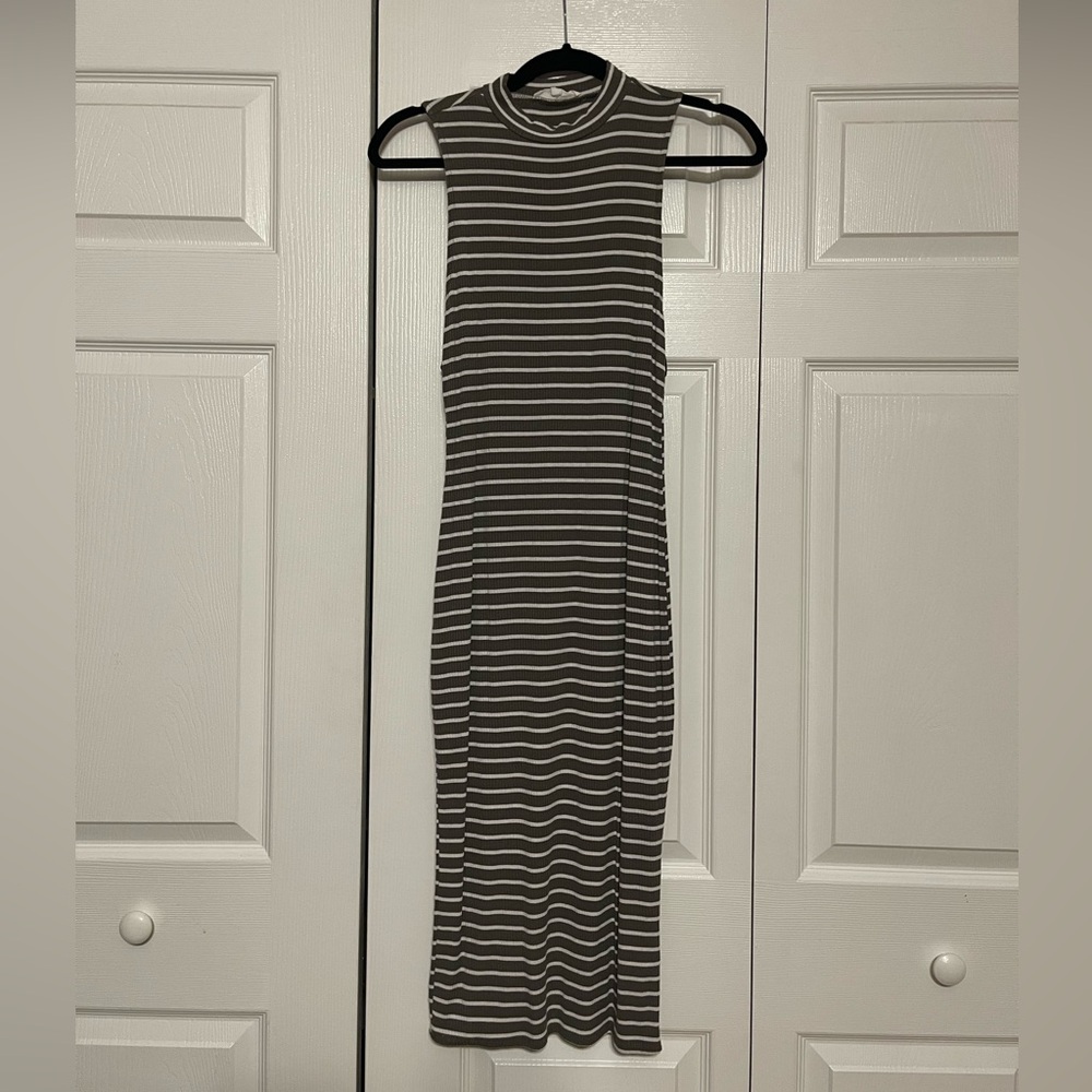 Striped Sleeveless Dress